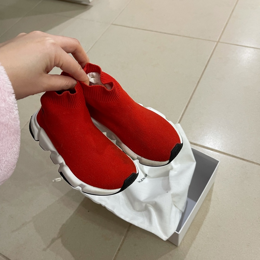 balenciaga kids' speed trainer sneakers